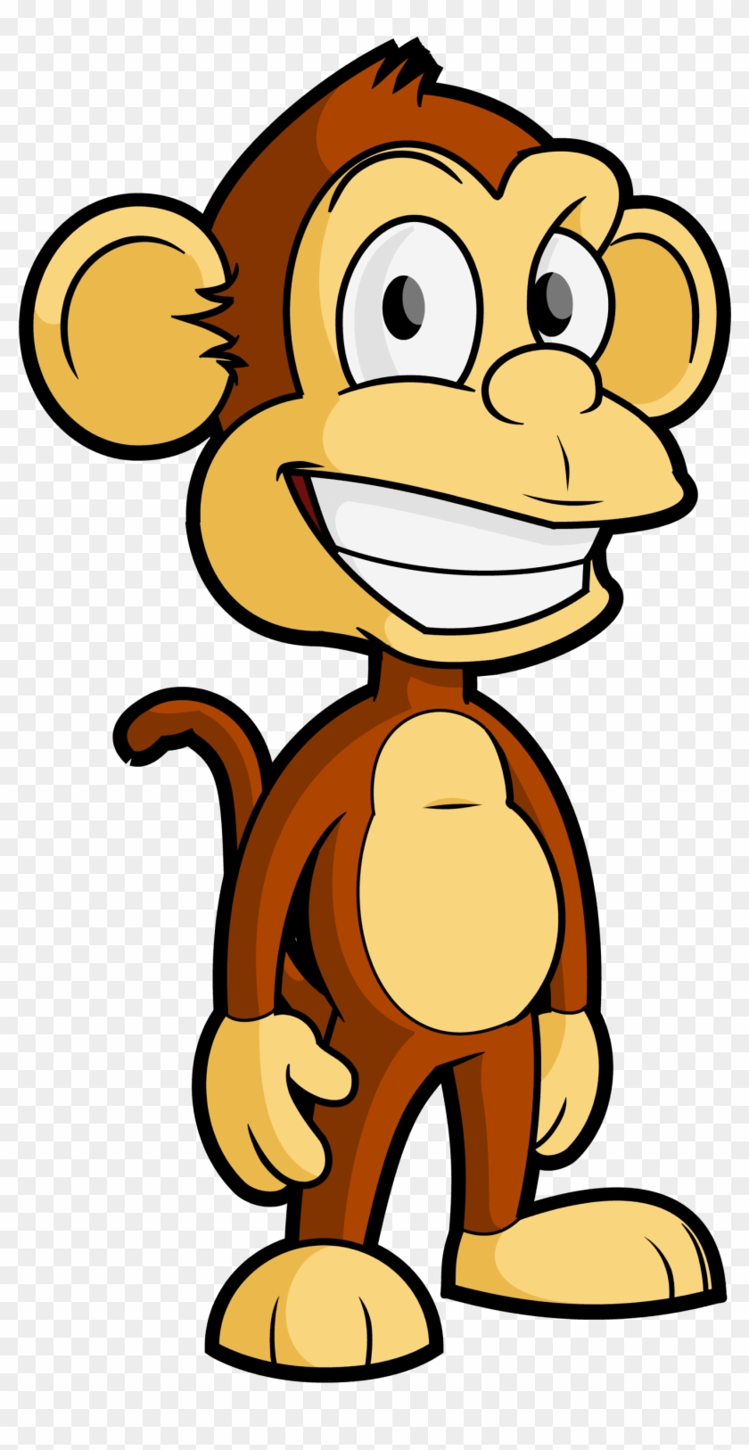 840x1626 Free Cartoon Monkey Vector Clip Art