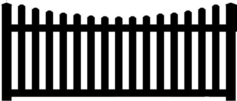 800x343 Fence Vector