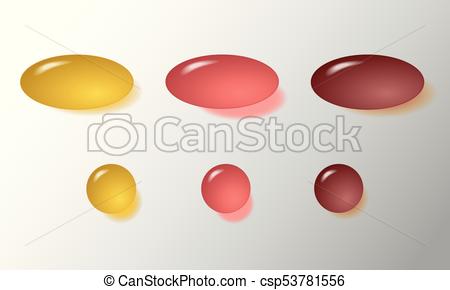 450x290 Set Of Various Vector Pills And Tablets Isolated On White Background.