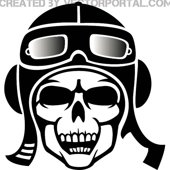 660x660 Free Pilot Skull Vector Image.eps Psd Files, Vectors Amp Graphics