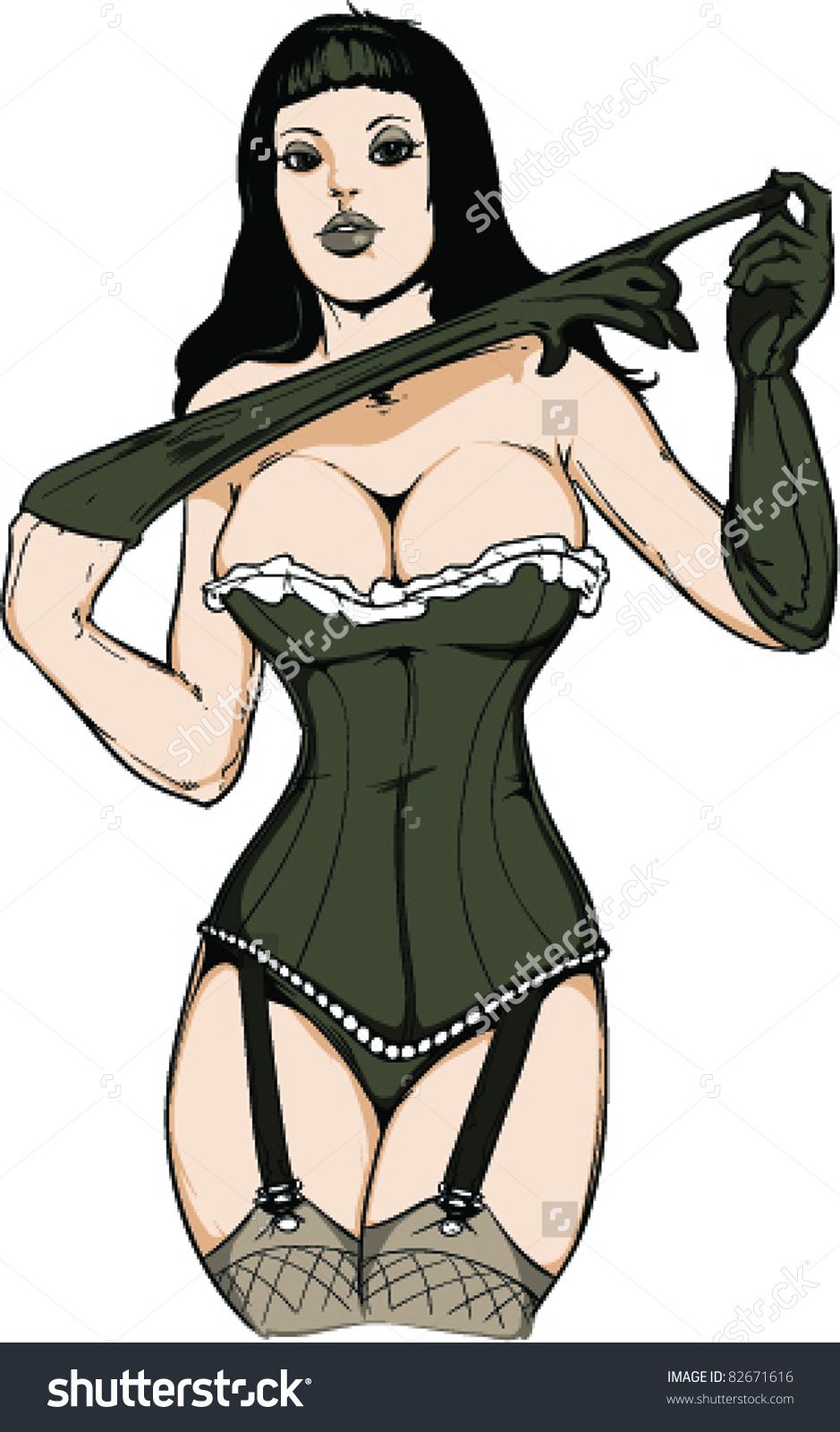 939x1600 Stock Vector Vector Pin Up Girl 82671616.jpg Pin Up