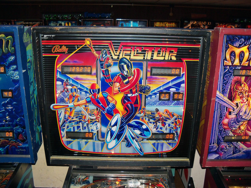1024x765 Vector Backbox For The Vector Pinball Machine. (Bally,