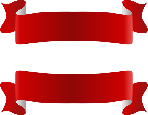 500x389 Red And White Ribbon Vector Image Public Domain Vectors