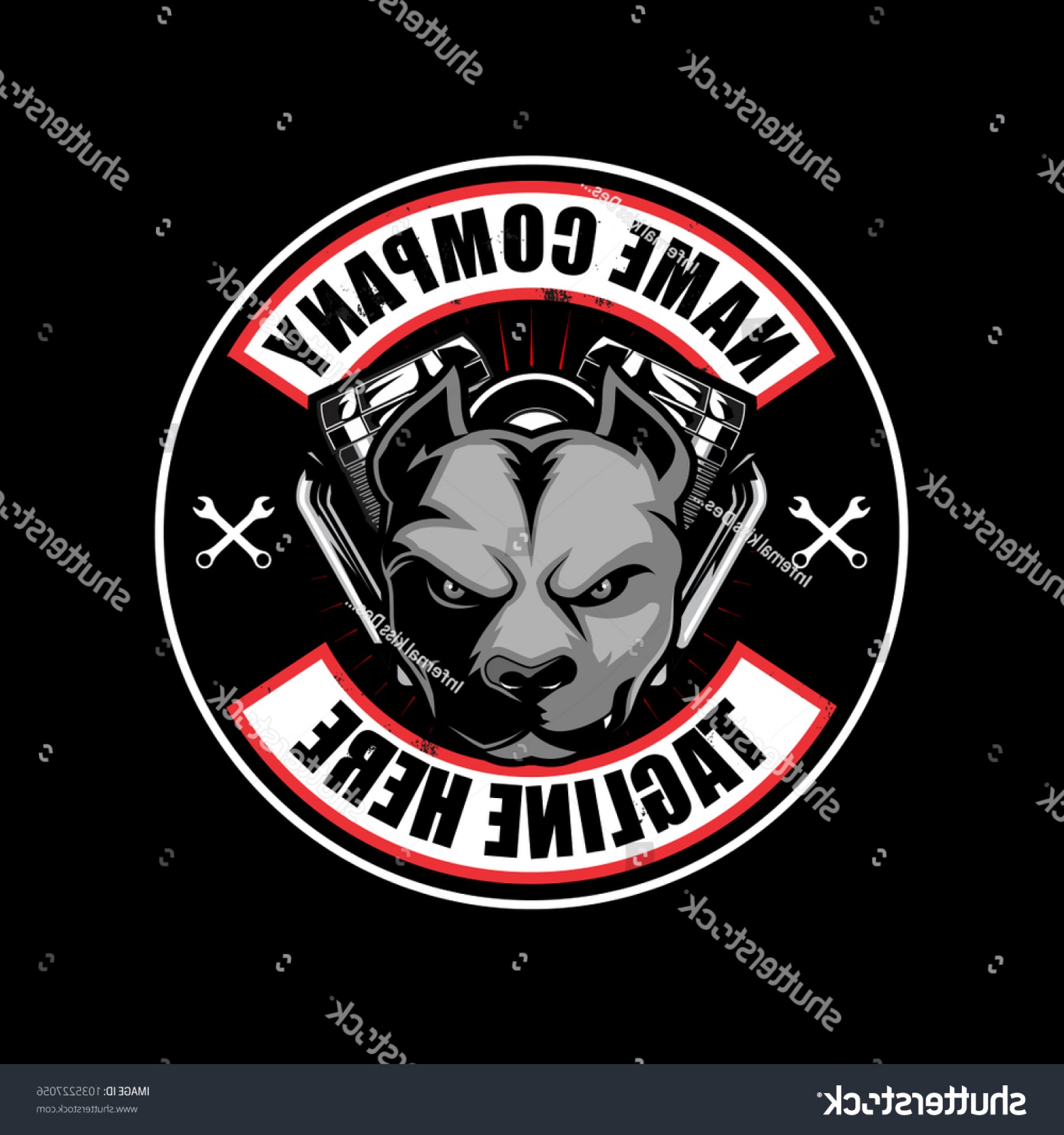 1800x1920 Pitbull Head Vtwinengine Harley Davidson Vector Createmepink