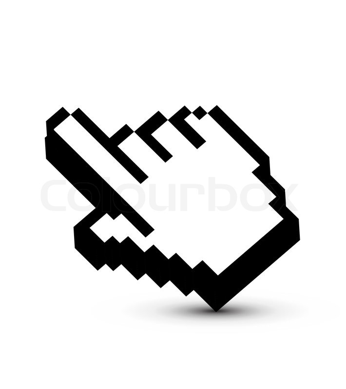 710x800 Mouse Pointer Design Stock Vector Colourbox