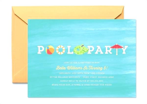 600x424 Pool Party Invitations Templates Free As Well Kids Invitation