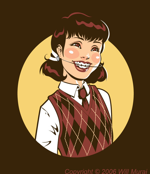 518x600 25 Fantastic Vector Portraits