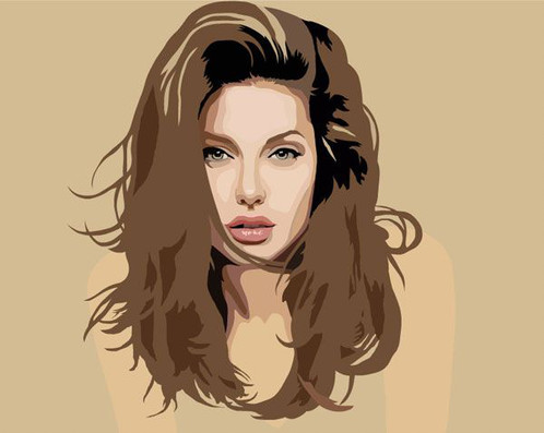 498x397 Sketching High Quality Realistic Vector Portrait Photo