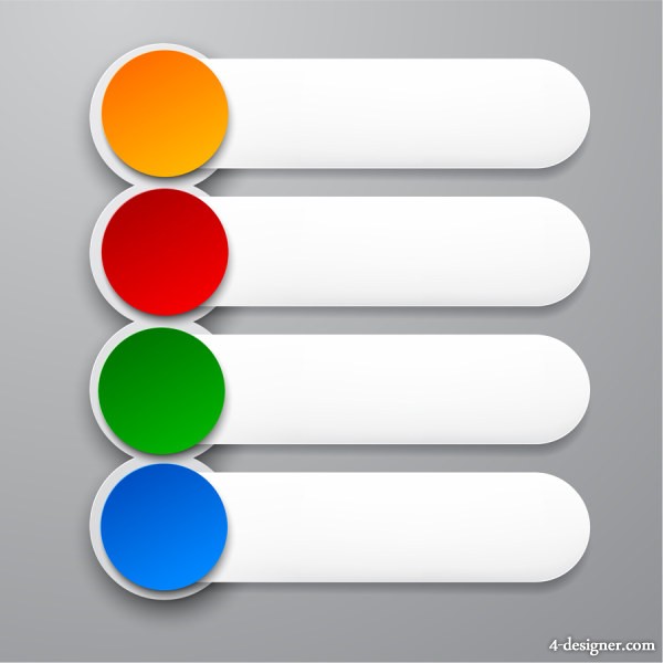 600x600 4 Designer Sophisticated Digital Stickers 03 Vector Material