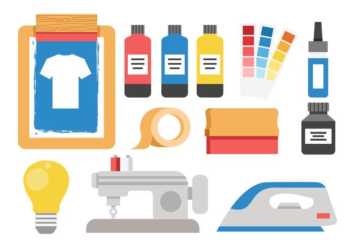 700x490 Free Screen Printing Tools Vector