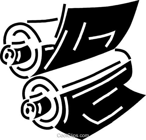 480x463 Printing Press Royalty Free Vector Clip Art Illustration Vc060652