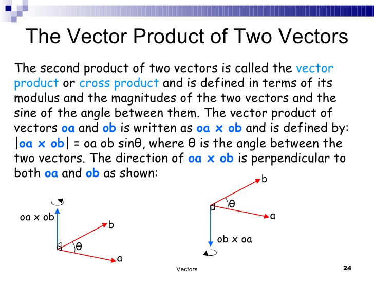 728x546 Physics Vector Or Cross Product