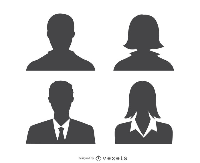 699x570 Avatars Profile Silhouette