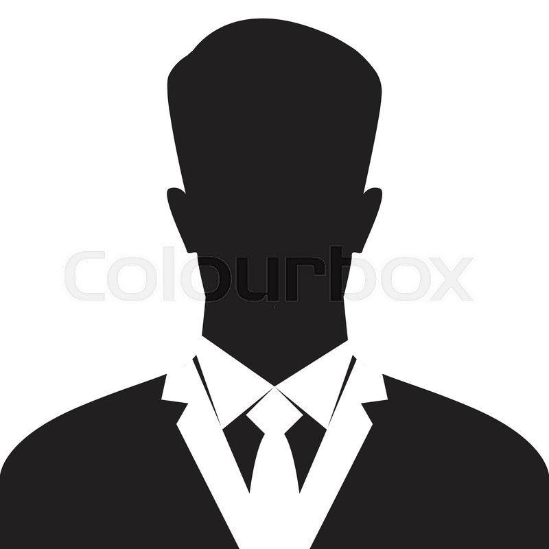 800x800 Businessman Silhouette Avatar Profile Icon Stock Vector Colourbox