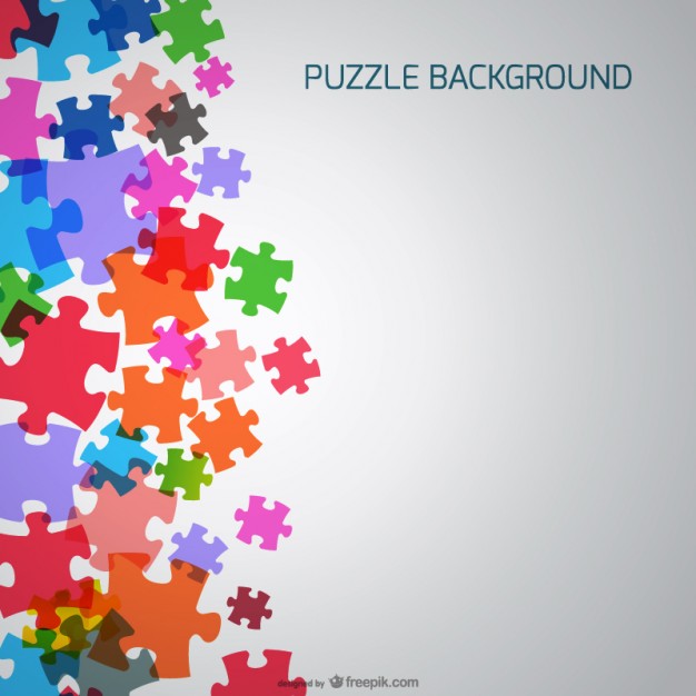626x626 Puzzle Pieces Background Vector Free Download