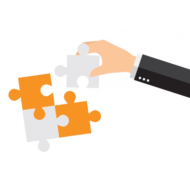 626x626 Puzzle Pieces Background Design Vector Free Download