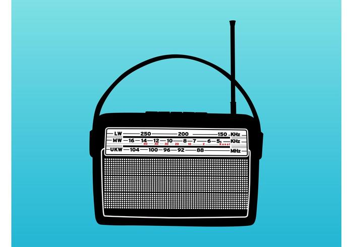 700x490 Old Radio Vector