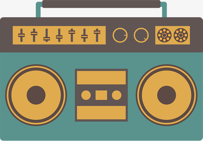 650x452 Blue Retro Radio, Blue Vector, Retro Vector, Sound Png And Vector