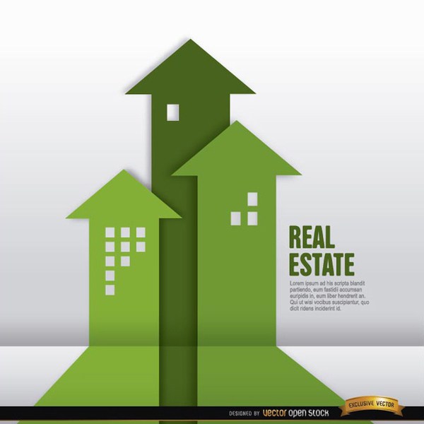 600x600 Real Estate Vector Infographic