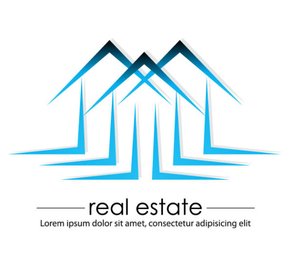 600x530 Real Estate Building Design Elements Vector 04 Free Download