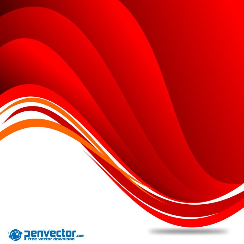 800x800 Red Wave Style Background Free Vector