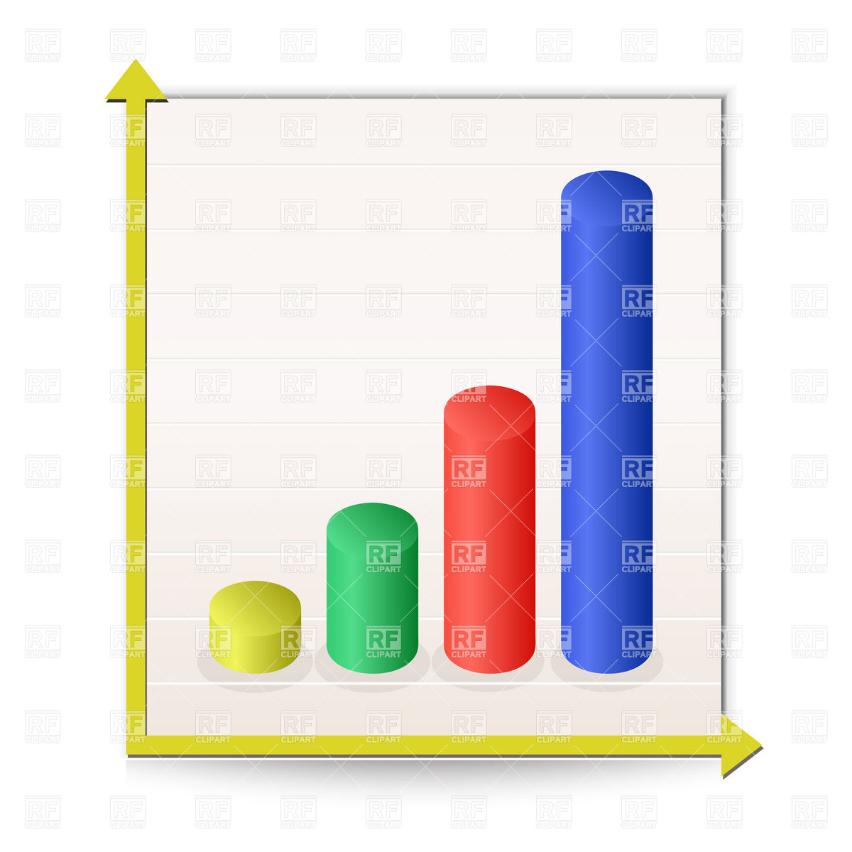 1200x1200 Bar Chart Report Icon Vector Image Vector Artwork Of Business