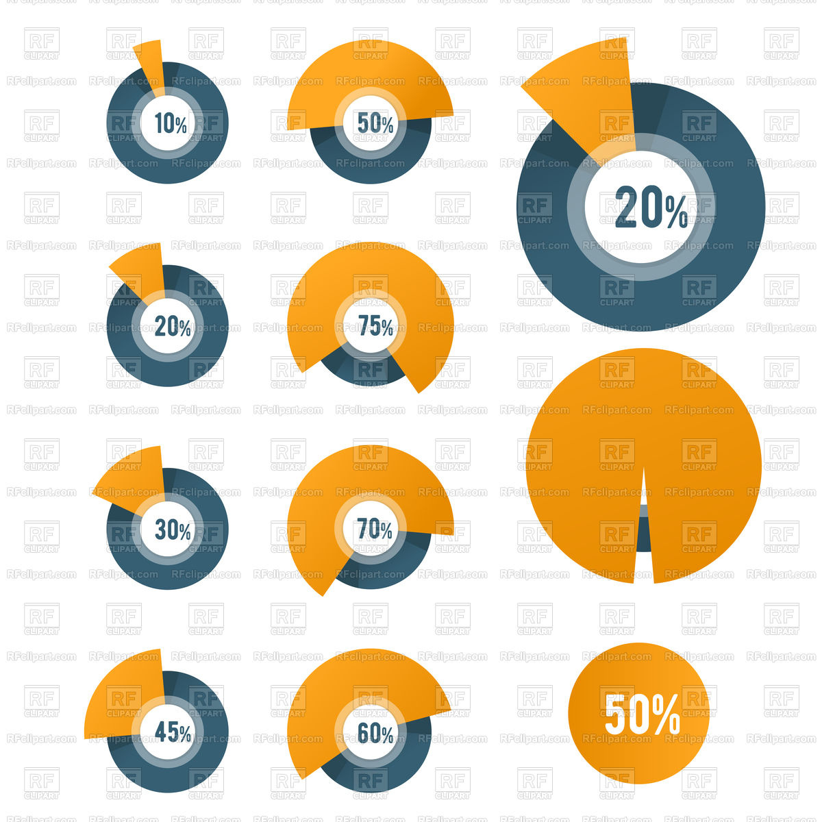 1200x1200 Pie Chart Template