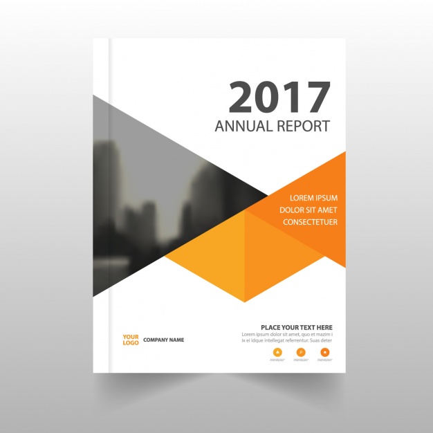 626x626 Report Template With Geometric Shapes Vector Free Download