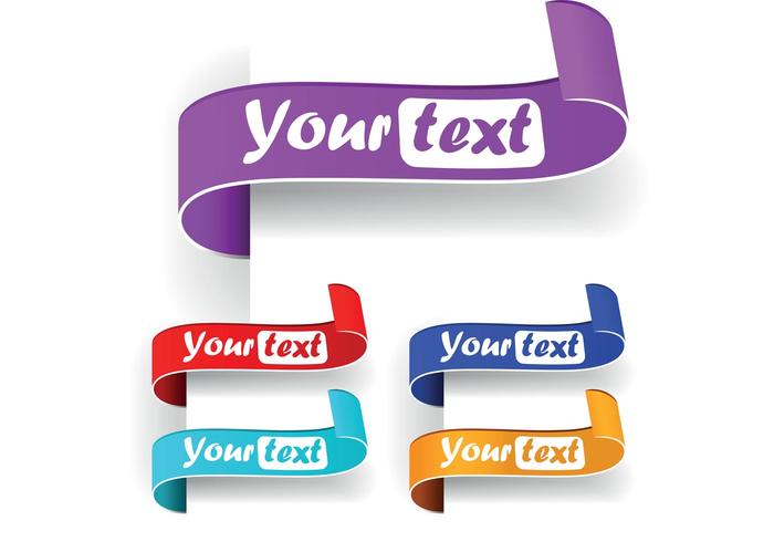 700x490 Ribbon Vector Banner Pack Free Vector Art From Vecteezy!