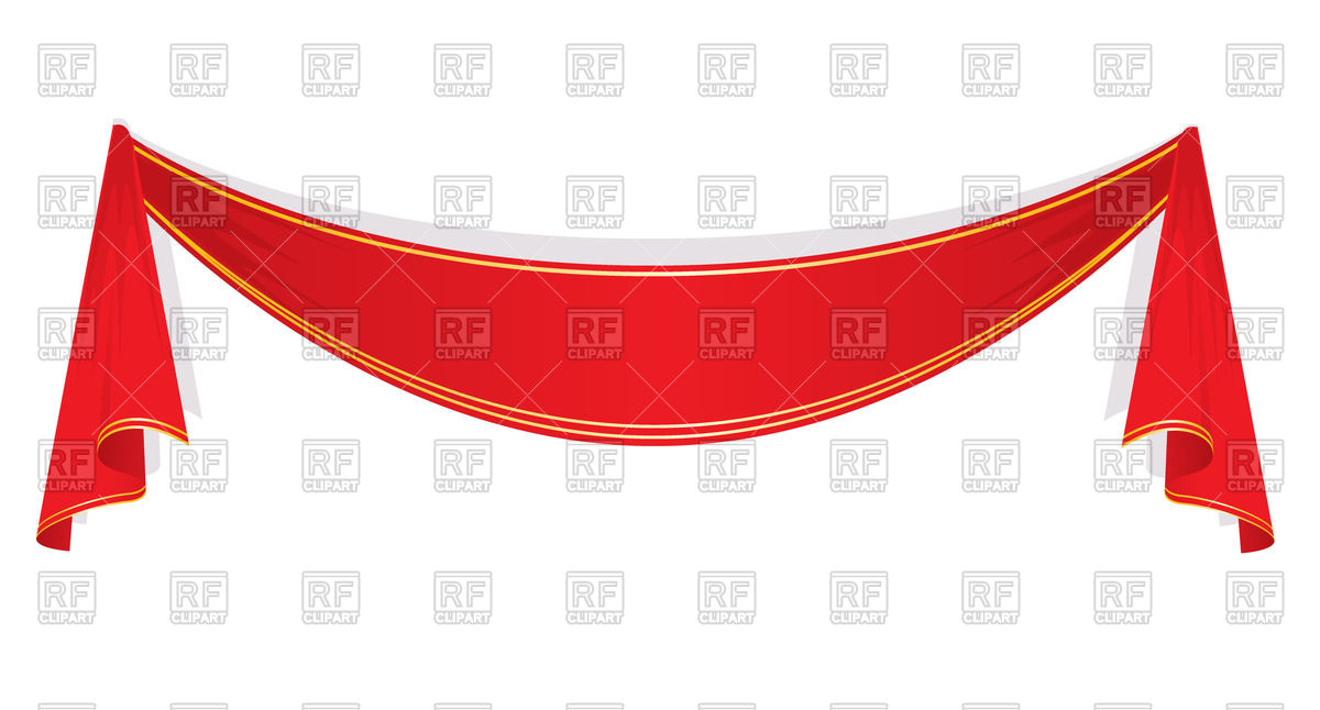 1200x646 Red Ribbon Banner Vector Image Vector Artwork Of Borders And