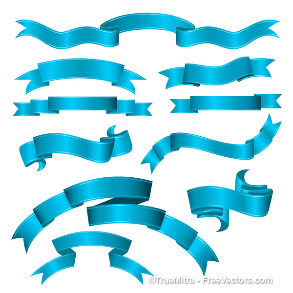 600x600 Free Vector Banners And Ribbons Ribbon Banners Vectors Free
