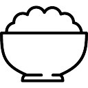 128x128 Bowl Of White Rice Icons Free Download
