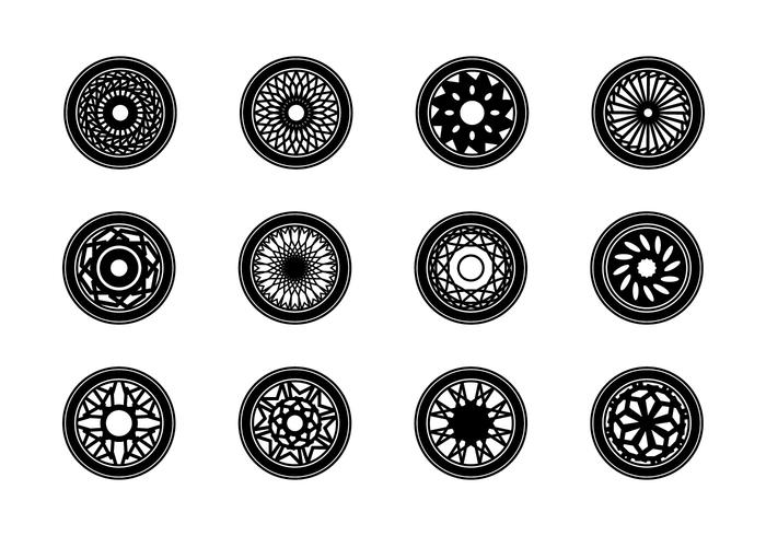 700x490 Car Rims Vector