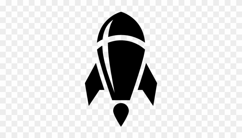 840x480 Rocket Ship With Flame Vector