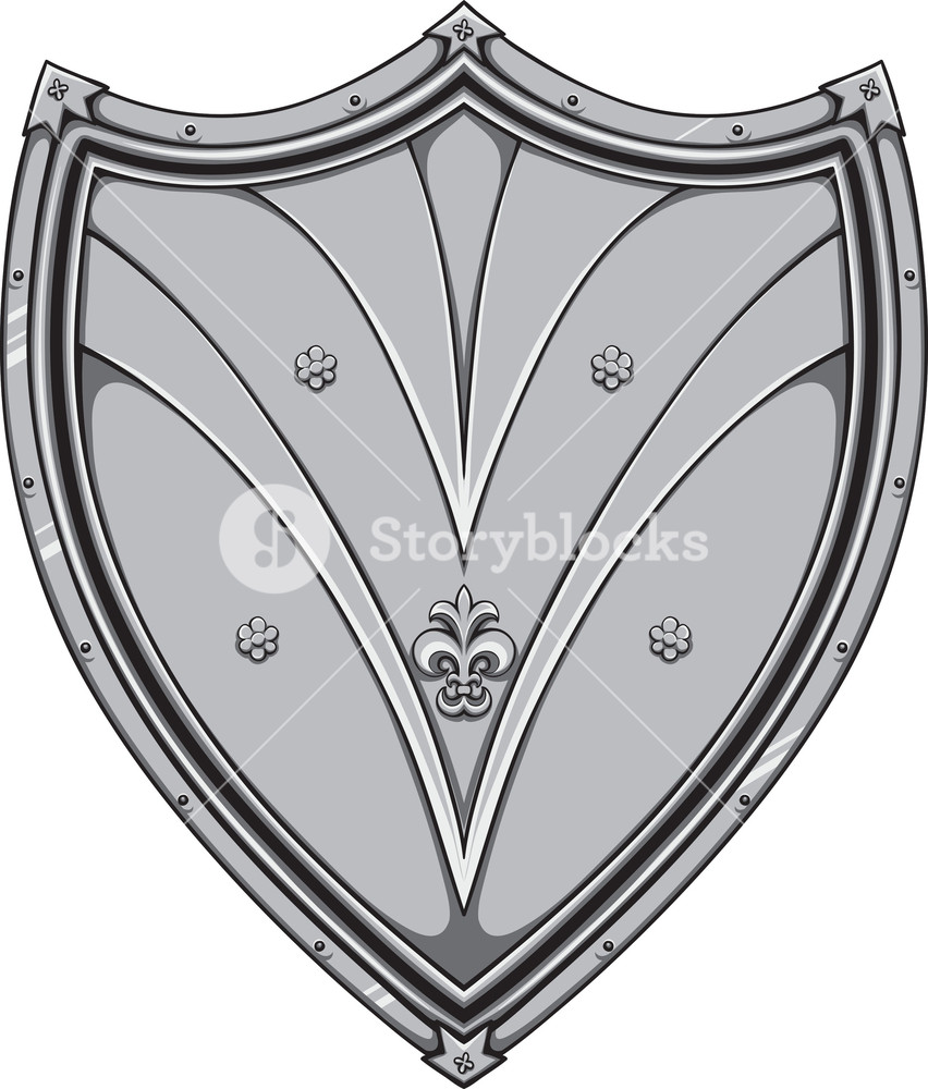 852x1000 Shield Vector Element Royalty Free Stock Image
