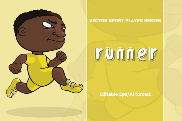 580x387 Vector Runner Graphic By Giordanoaita