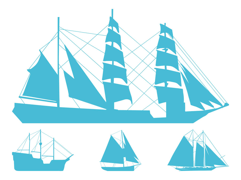 1024x765 Sailing Ships Silhouettes Vector Art Amp Graphics