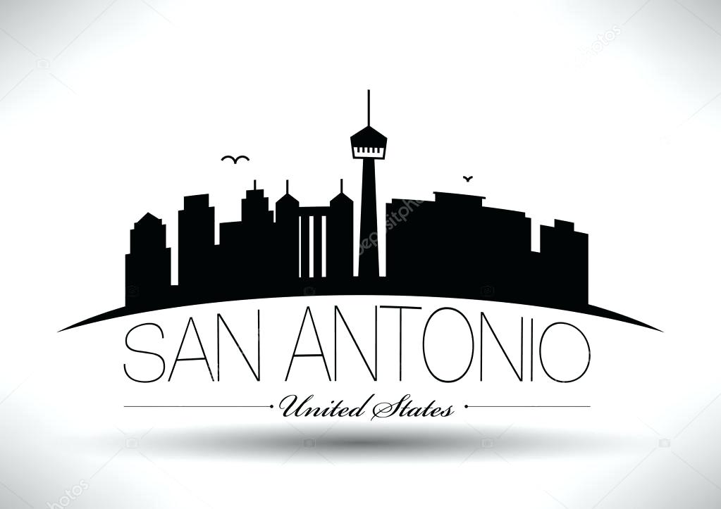1023x723 San Antonio Design City Skyline Design Stock Vector David Weekley