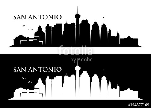 500x357 San Antonio Skyline Stock Image And Royalty Free Vector Files On