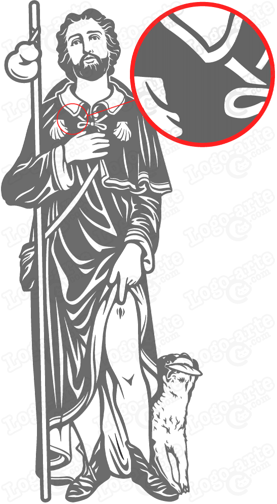 548x996 St Roch Vector For Cutting Plotter, Sandblast And Engraving.