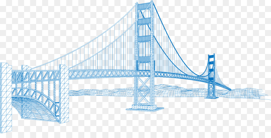 900x460 Golden Gate Bridge Eiffel Tower Vector Building