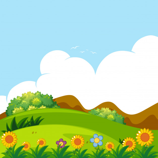 626x626 Background Scene With Green Lawn Vector Free Download