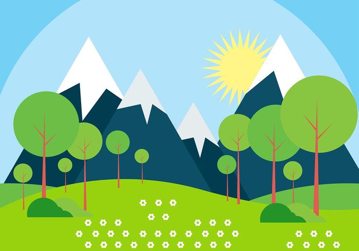 700x490 Landscape Free Vector Art