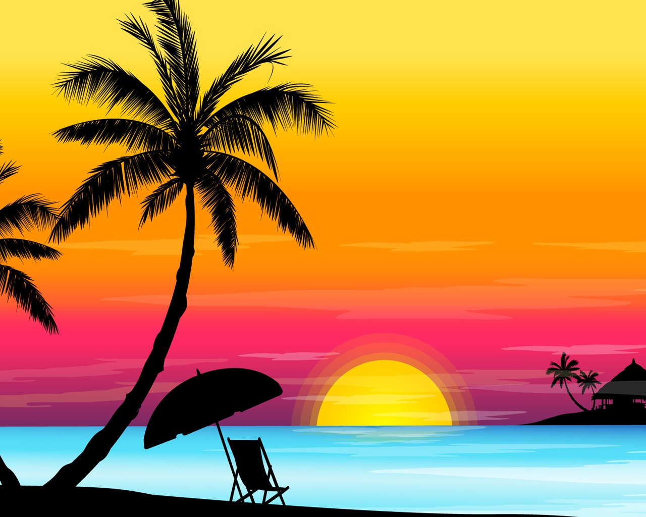 1280x1024 Vector Scenery Collection Wallpapers (2)