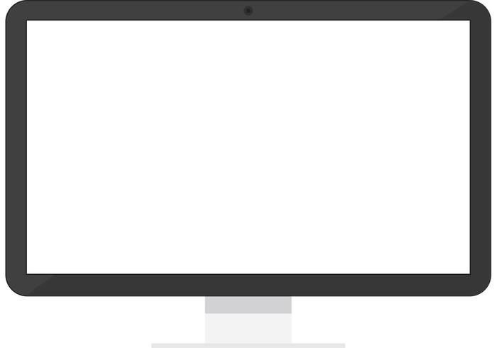700x490 Flat Monitor Screen Vector Free Vector Art