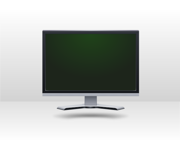 600x513 Lcd Screen Clip Art Free Vector 4vector