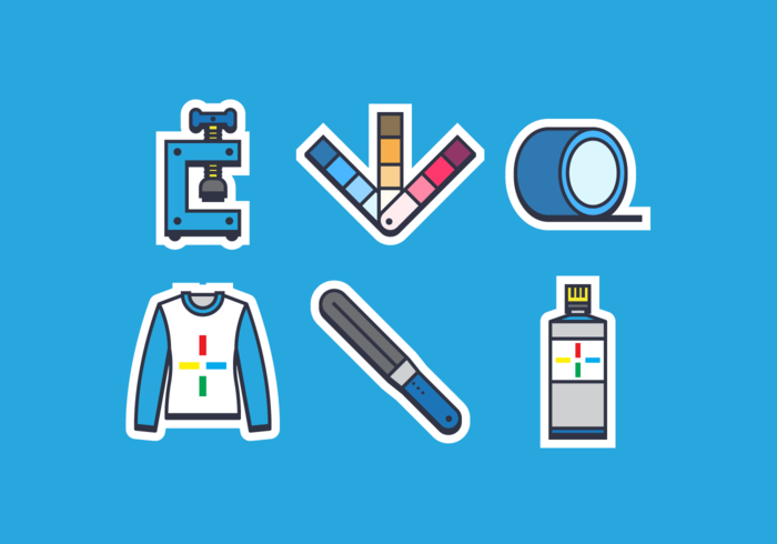 700x490 Screen Printing Free Vector Pack