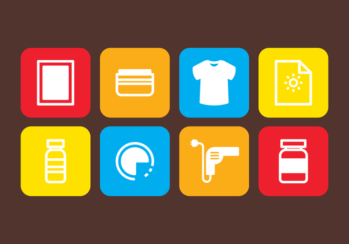 700x490 Screen Printing Icons