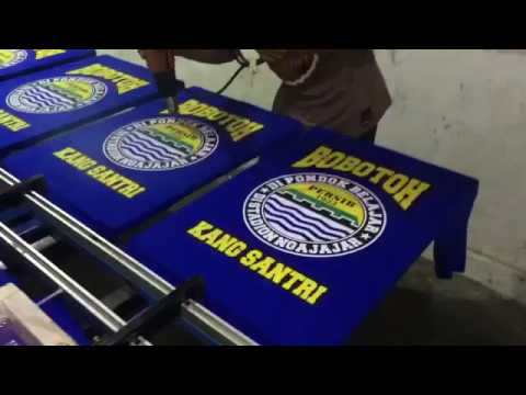 480x360 Screen Printing Process (Vector Design)