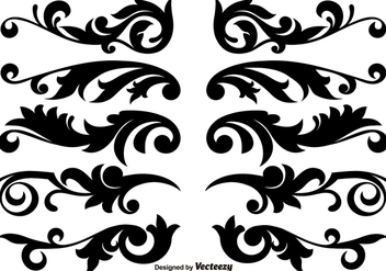 352x247 Scroll Work Vector Free Vector Download 337605 Cannypic